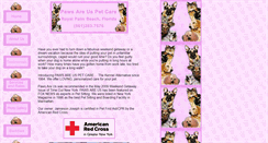 Desktop Screenshot of pawsareuspetcare.com